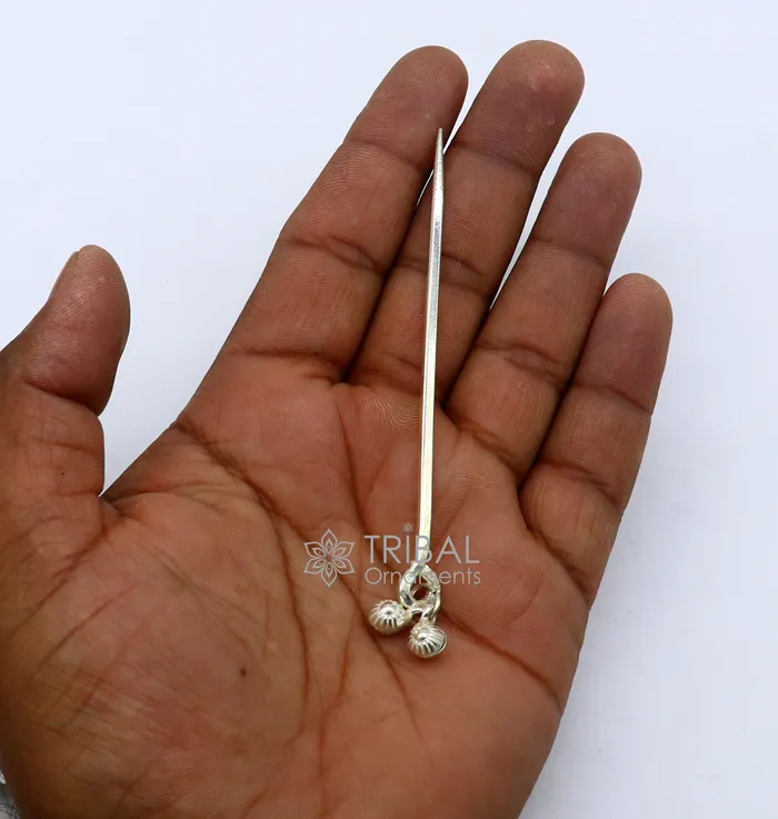 Necklaces 4 inches long handmade solid 925 sterling silver eyeliner stick kajal sticks surma stick fabulous brides vintage style gift su1061 TRIBAL ORNAMENTS