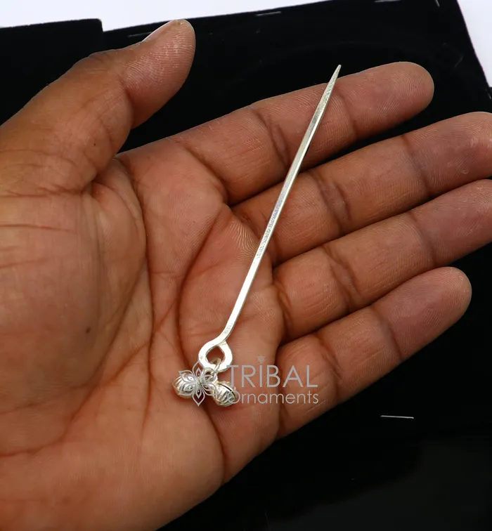 Necklaces 4 inches long handmade solid 925 sterling silver eyeliner stick kajal sticks surma stick fabulous brides vintage style gift su1061 TRIBAL ORNAMENTS