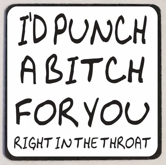 Necklaces Iris Fashion Jewelry M257 Id Punch A Bitch For You Refrigerator Magnet Necklaces Iris Fashion Jewelry M257 Id Punch A Bitch For You Refrigerator Magnet