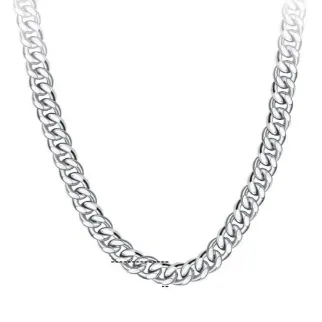 Necklaces Jewelvers 925 Sterling Silver Cuban Link Chain for Men