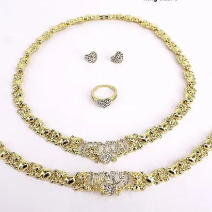 Necklaces Jewelvers Teddy Bear Xo Necklace Set