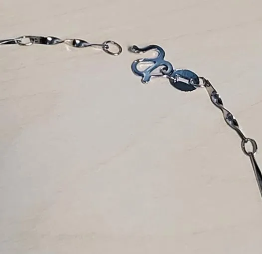 Necklaces N460 Silver Dainty Heart Rhinestone Necklace with FREE Earrings POLLY