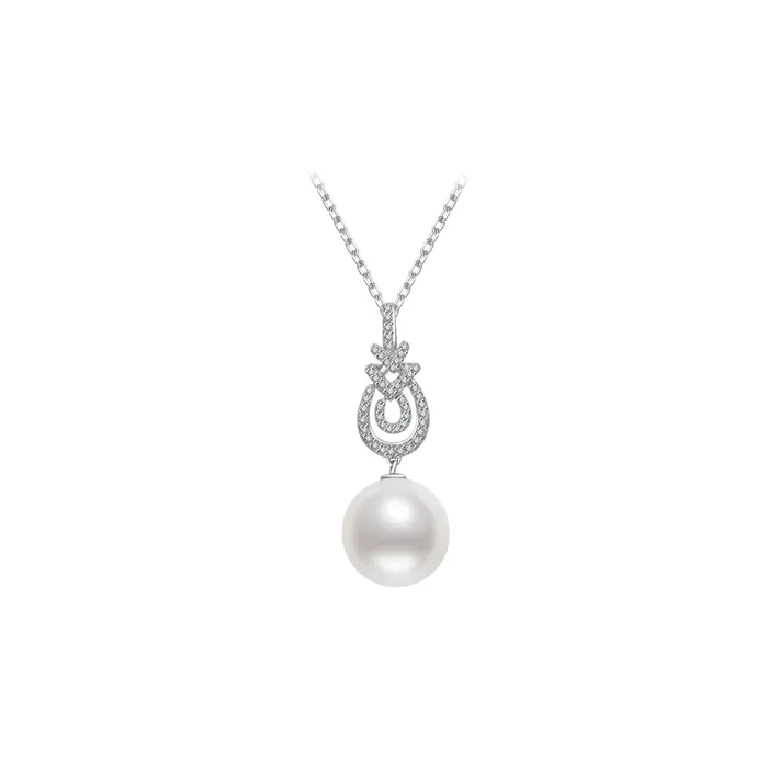 Necklaces Pearly Lustre 18K Solid Gold Edison Pearl Necklace KN00015