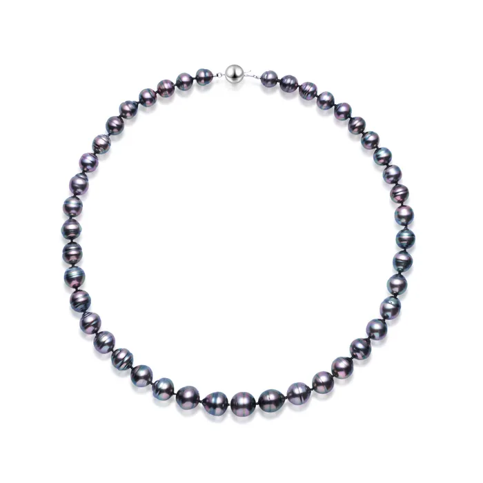 Necklaces Pearly Lustre 18k Solid Gold RAINBOW Baroque Tahitian Pearl Necklace KN00247 Necklaces Pearly Lustre 18k Solid Gold RAINBOW Baroque Tahitian Pearl Necklace KN00247