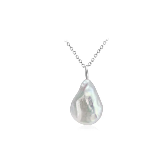 Necklaces Pearly Lustre Keshi Freshwater Pearl Necklace WN00624
