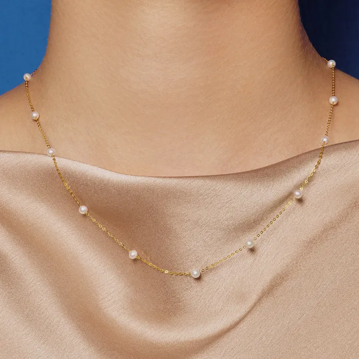 Necklaces Pearly Lustre New Yorker Freshwater Pearl Necklace WN00166