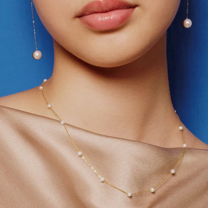 Necklaces Pearly Lustre New Yorker Freshwater Pearl Necklace WN00166