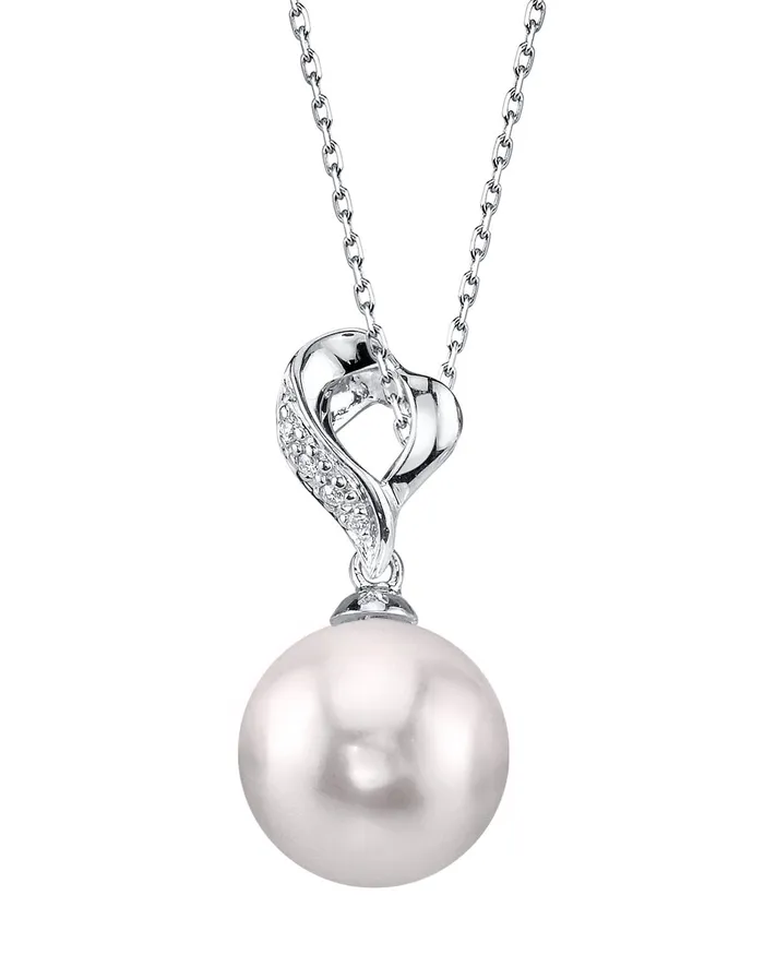 Necklaces spt Akoya Pearl Diamond Melissa Pendant