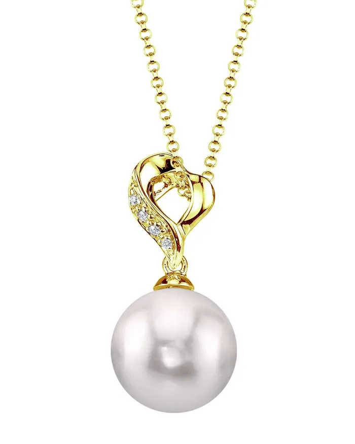 Necklaces spt Akoya Pearl Diamond Melissa Pendant