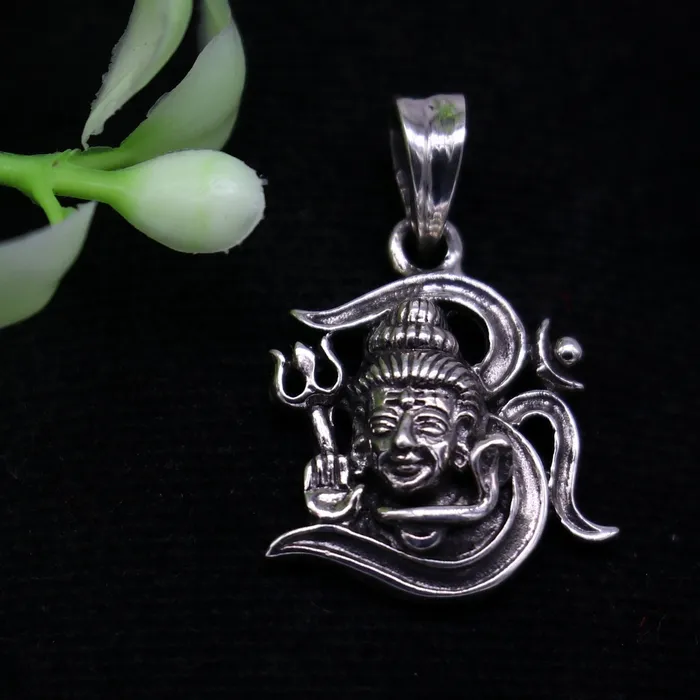 Necklaces TRIBAL ORNAMENTS 925 sterling silver customize vintage antique style Idol Lord Shiva Pendant amazing design stunning pendant unisex gifting jewelry ssp551
