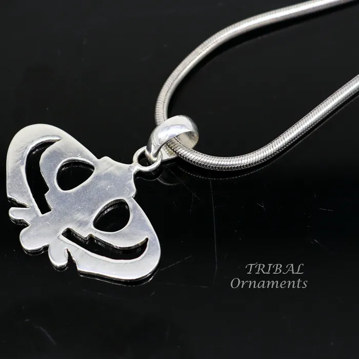 Necklaces TRIBAL ORNAMENTS 925 sterling silver handmade design holy khalsa Waheguru pendant sikha Sardar symbol pendant best blessing pendant from india nsp510 Necklaces TRIBAL ORNAMENTS 925 sterling silver handmade design holy khalsa Waheguru pendant sikha Sardar symbol pendant best blessing pendant from india nsp510