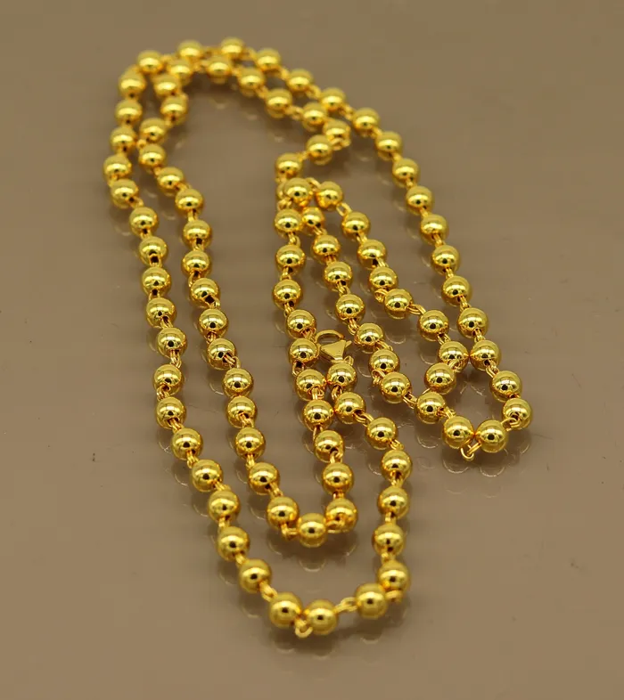 Necklaces TRIBAL ORNAMENTS Amazing sterling silver handmade gorgeous gold polished beaded necklace excellent customized gifting stylish chain unisex jewelry ch87 Necklaces TRIBAL ORNAMENTS Amazing sterling silver handmade gorgeous gold polished beaded necklace excellent customized gifting stylish chain unisex jewelry ch87