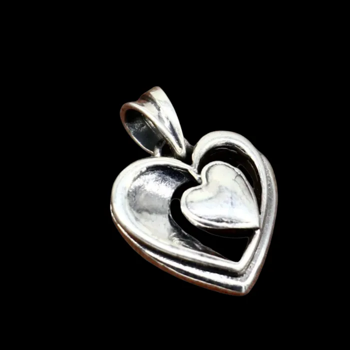 Necklaces TRIBAL ORNAMENTS Exclusive design solid 925 sterling silver heart pendant excellent unique design stylish unisex personalized gift pendant jewelry ssp1433