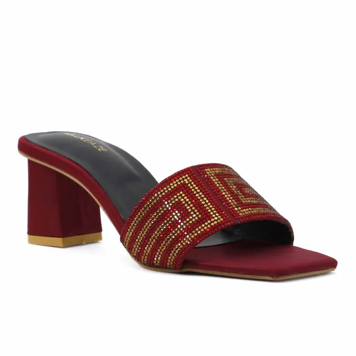 Necklaces Walkeaze Women Formal Block Heel 62756S