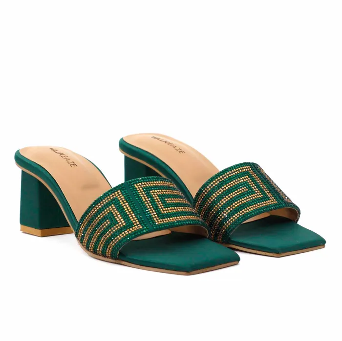 Necklaces Walkeaze Women Formal Block Heel 62756S