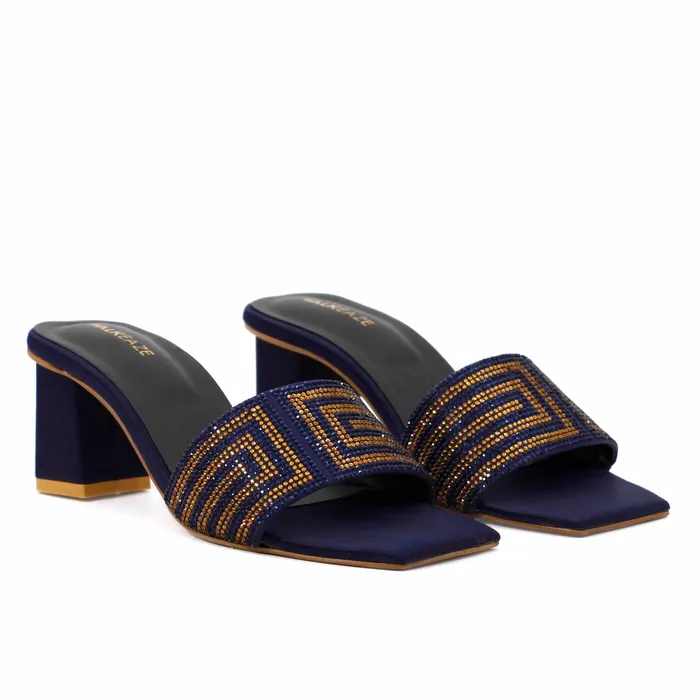 Necklaces Walkeaze Women Formal Block Heel 62756S