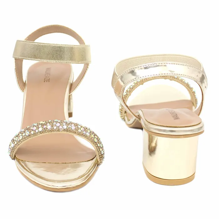 Necklaces Walkeaze Women Formal Block Heel 75012S