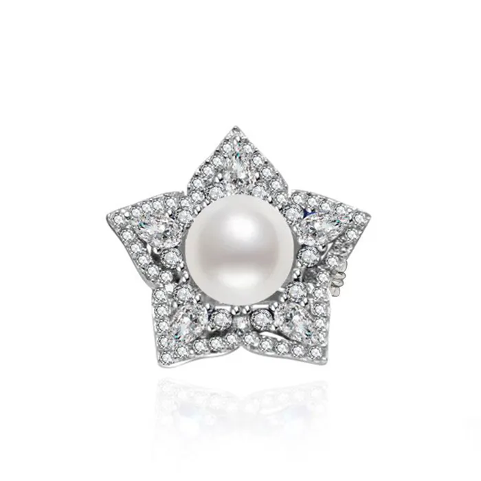 Ocean Star Freshwater Pearl Brooch WC00009 Pearly Lustre Necklaces