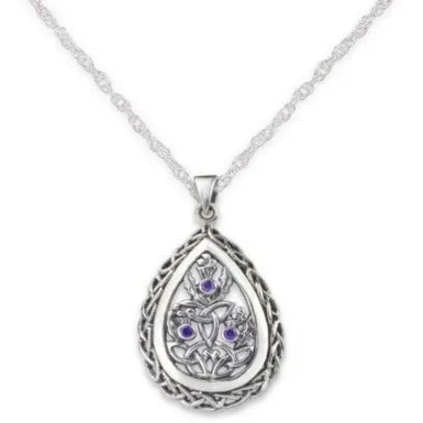 Outlander Inspired Tear Drop Pendant Hamilton Young Earrings