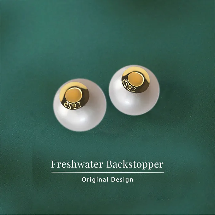 Pearly Lustre Earrings Elegant Freshwater Pearl Earrings WE00087