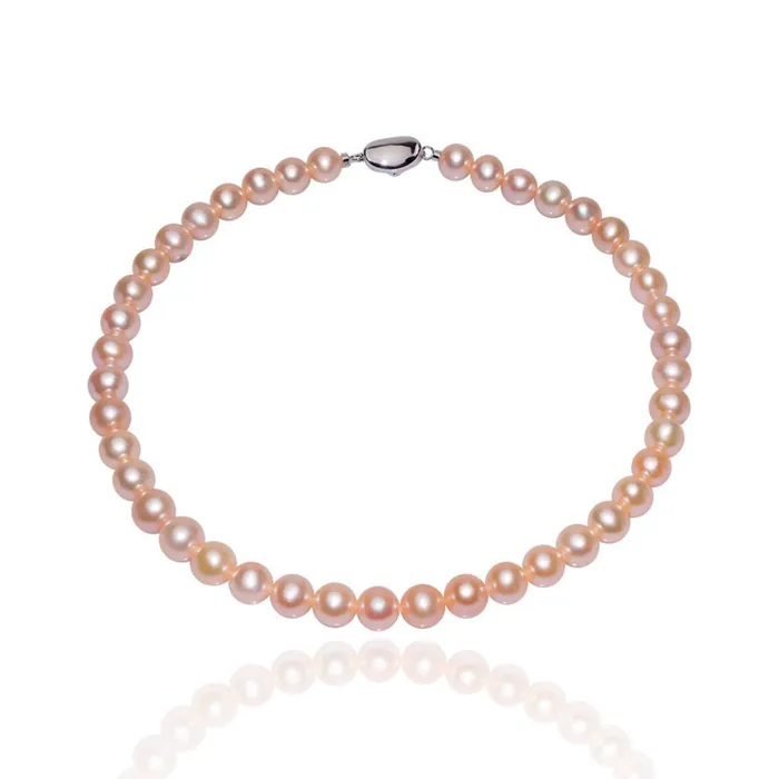 Pearly Lustre Elegant Pink Freshwater Pearl Necklace WN00195 Necklaces
