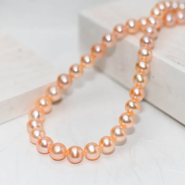Pearly Lustre Elegant Pink Freshwater Pearl Necklace WN00195 Necklaces