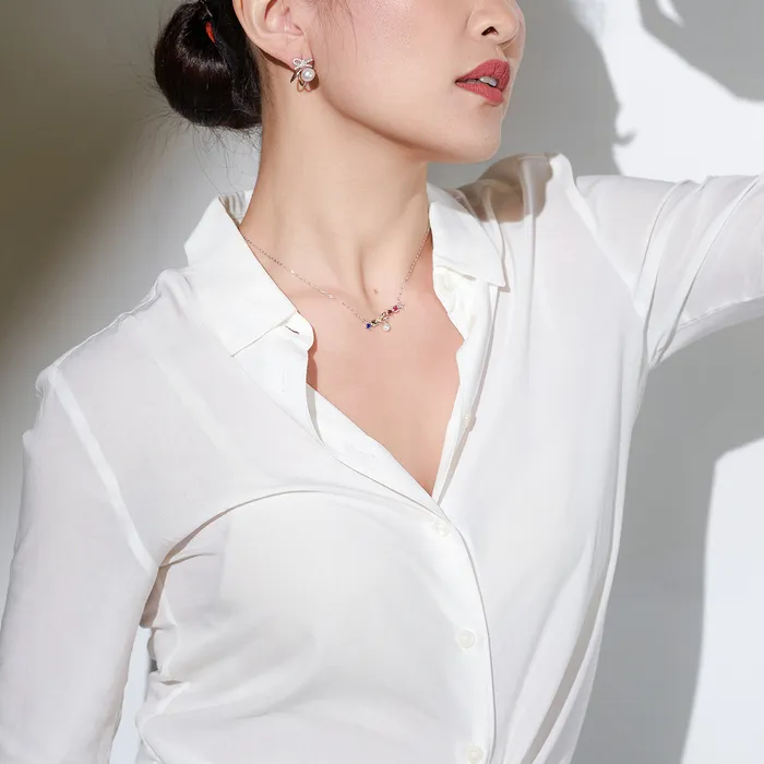 Pearly Lustre Necklaces Elegant Freshwater Pearl Necklace WN00524