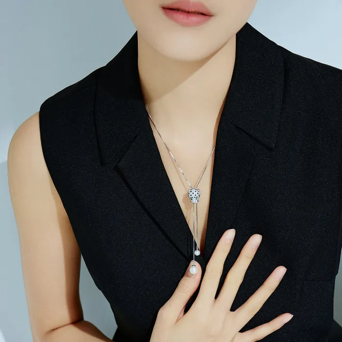 Pearly Lustre Necklaces Top Grade Freshwater Pearl Necklace WN00615 SAFARI