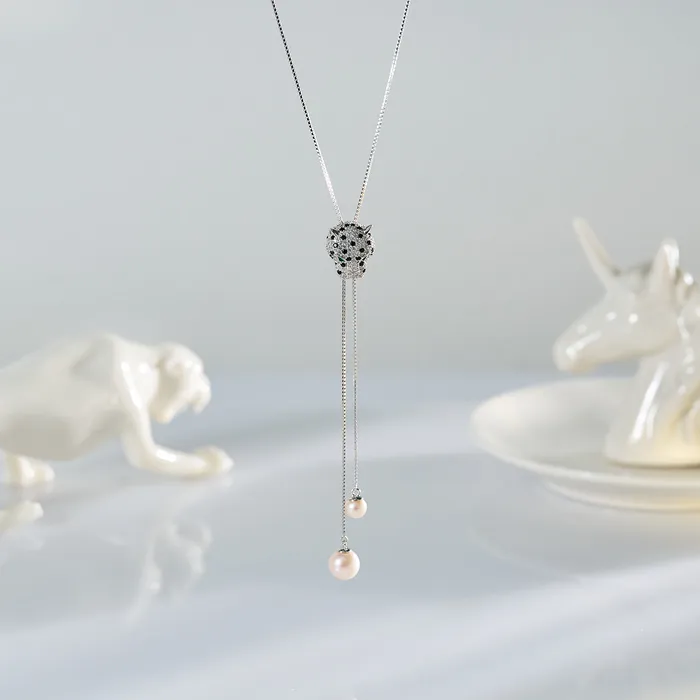 Pearly Lustre Necklaces Top Grade Freshwater Pearl Necklace WN00615 SAFARI