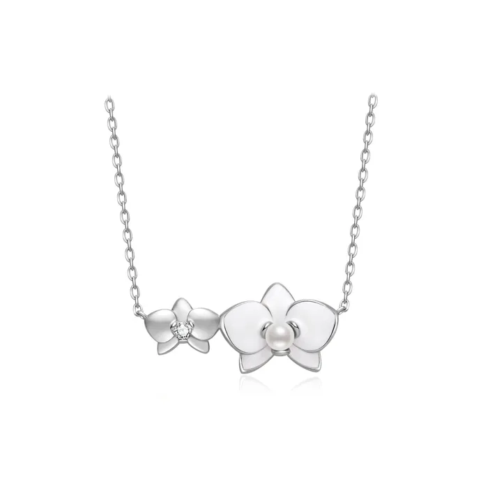 Pearly Lustre Necklaces Top Grade Freshwater Pearl Necklace WN00689 ORCHID