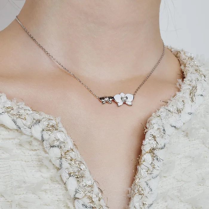 Pearly Lustre Necklaces Top Grade Freshwater Pearl Necklace WN00689 ORCHID