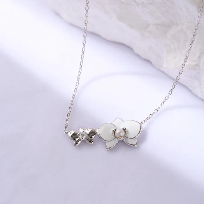 Pearly Lustre Necklaces Top Grade Freshwater Pearl Necklace WN00689 ORCHID