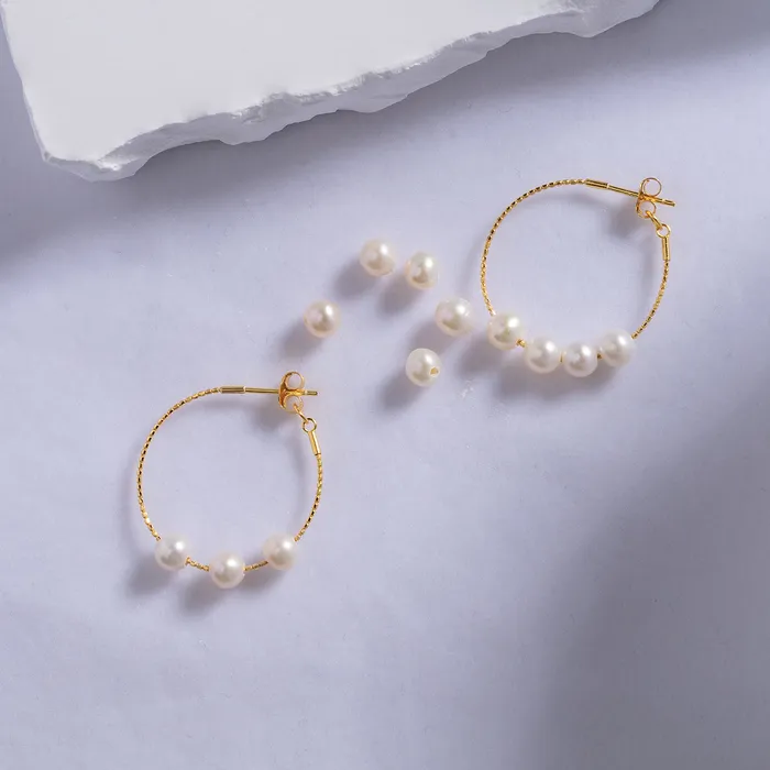 Pearly Lustre New Yorker Freshwater Pearl Earrings WE00526 Earrings