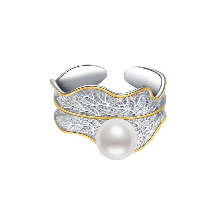Pearly Lustre Rings Top Grade Freshwater Pearl Ring WR00068