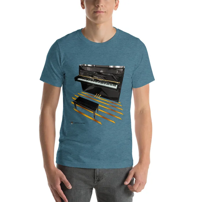 Piano Fan Shop Earrings Upright Piano TShirt