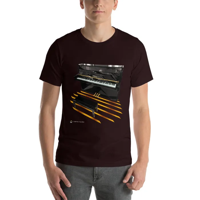 Piano Fan Shop Earrings Upright Piano TShirt