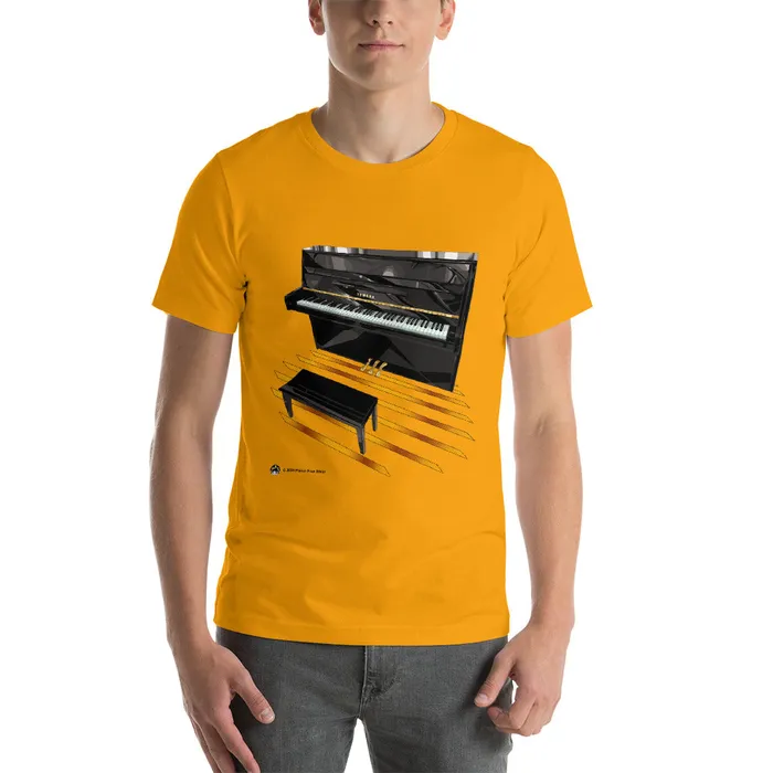 Piano Fan Shop Earrings Upright Piano TShirt