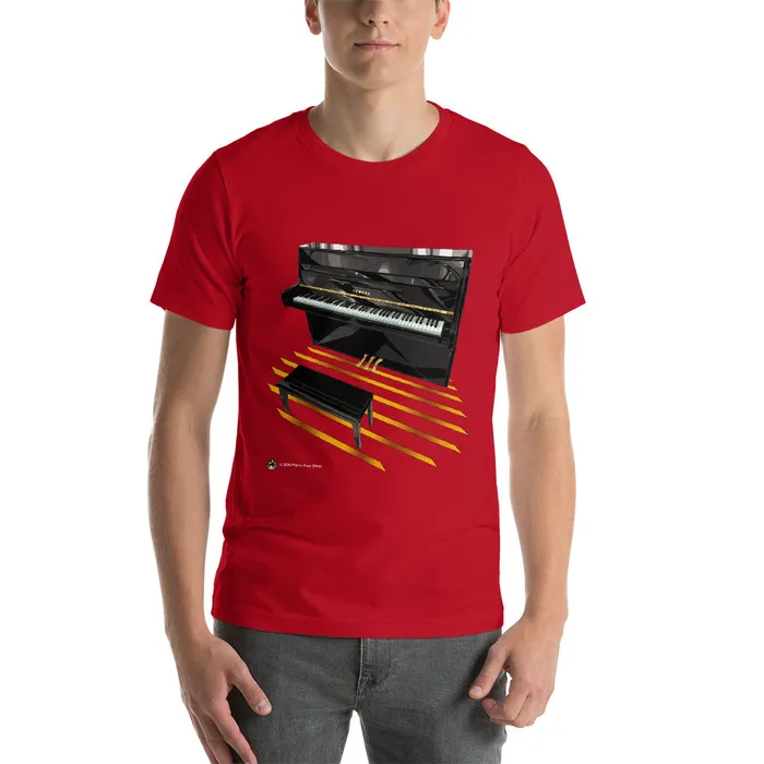 Piano Fan Shop Earrings Upright Piano TShirt