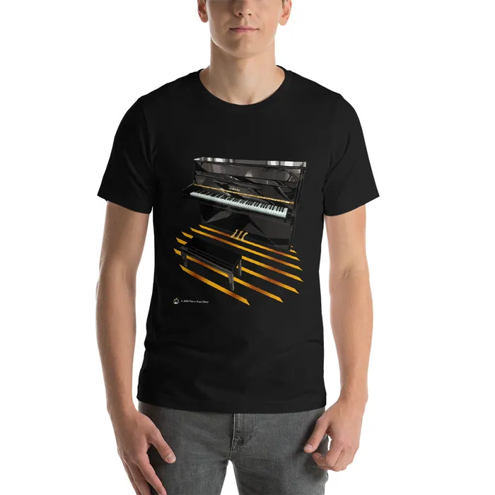 Piano Fan Shop Earrings Upright Piano TShirt