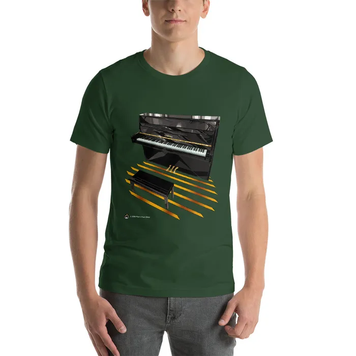 Piano Fan Shop Earrings Upright Piano TShirt