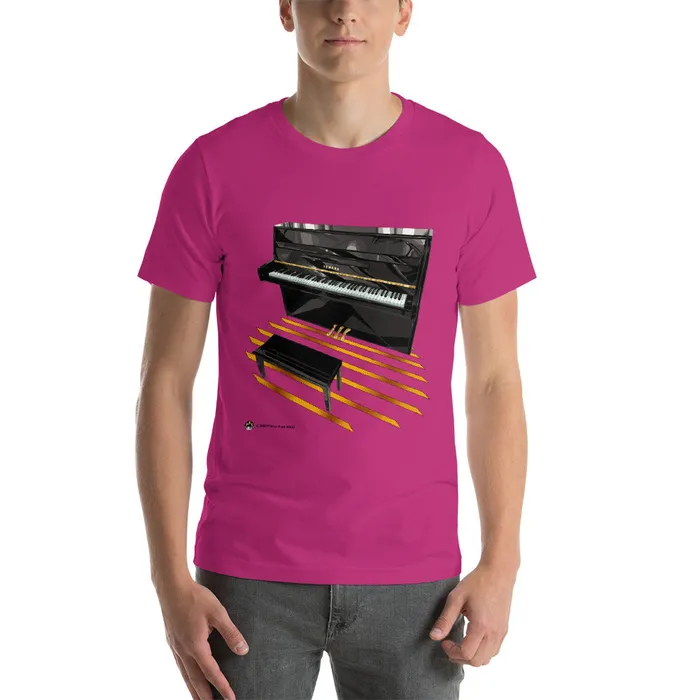 Piano Fan Shop Earrings Upright Piano TShirt