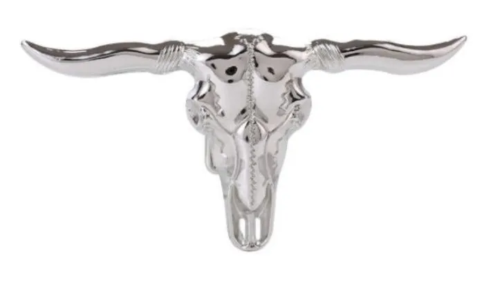 POLLY Earrings BU174 Steer Head Western Belt Buckle