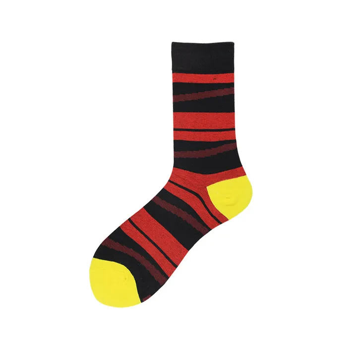 POLLY Earrings SF427 Red Stripes Socks