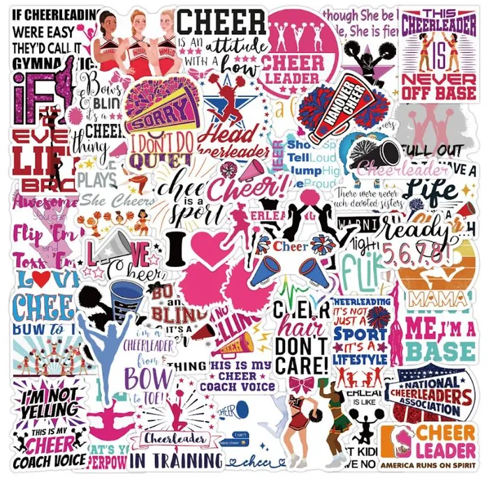 POLLY Earrings ST54 Cheer 20 Pieces Assorted Stickers