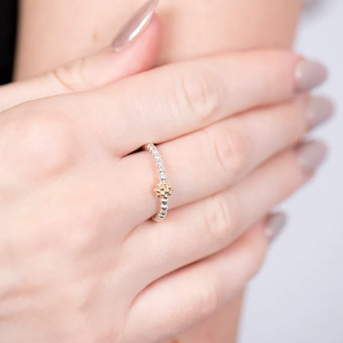PreOwned Lagos Caviar Icon Ball Stacking Ring Lagos Rings