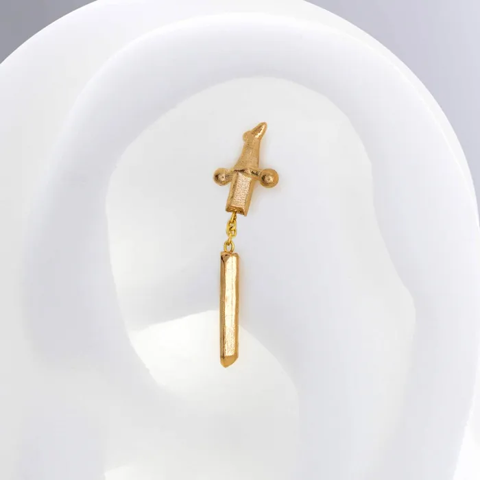 Pupil Hall Earrings Needle
