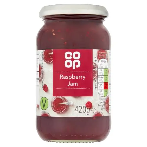 Ramsden International Earrings Co Op Seedless Raspberry Jam 420g