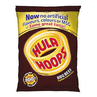 Ramsden International Earrings Hula Hoops BBQ Beef 34g