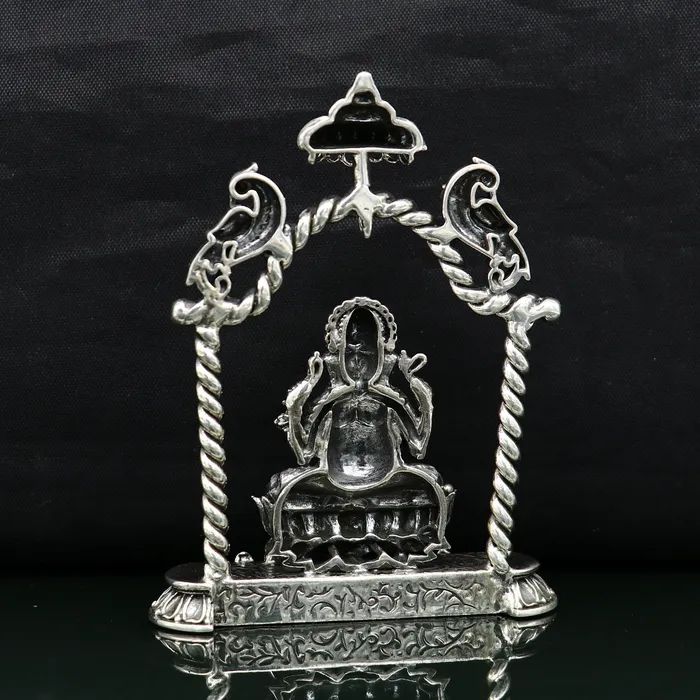 Rings 925 Sterling silver Idol lord Ganesha Pooja puja Articles Indian Silver Idols handcrafted Ganesh statue sculpture amazing gifting Art05 TRIBAL ORNAMENTS