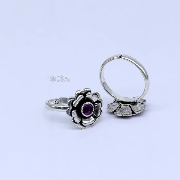Rings 925 sterling silver womens toe rings tribal ethnic cultural jewelry from india ntr112 TRIBAL ORNAMENTS Rings 925 sterling silver womens toe rings tribal ethnic cultural jewelry from india ntr112 TRIBAL ORNAMENTS